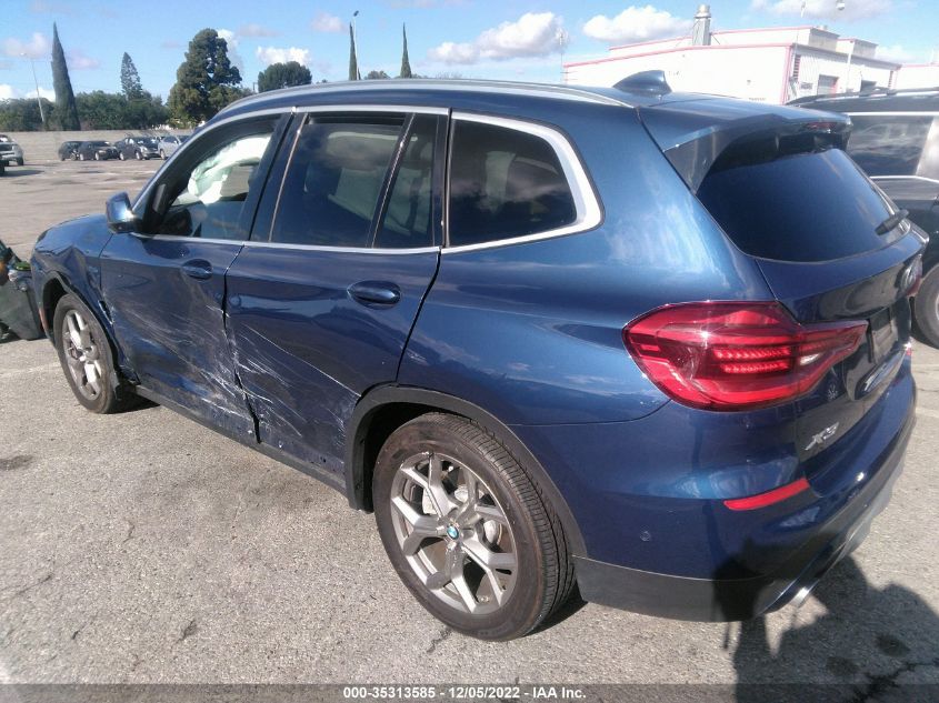 2020 BMW X3 SDRIVE30I VIN: 5UXTY3C06L9C32560