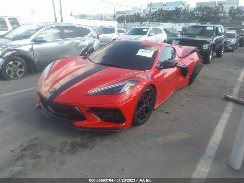 2021 CHEVROLET CORVETTE 3LT VIN: 1G1YC2D40M5106372