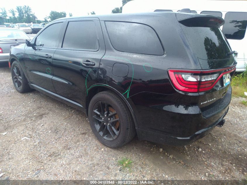 2021 DODGE DURANGO GT VIN: 1C4RDHDG6MC718139