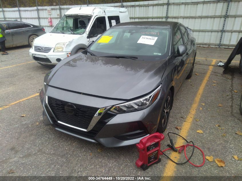 2022 NISSAN SENTRA SV VIN: 3N1AB8CV7NY214519