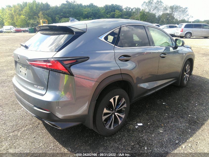 2021 LEXUS NX NX 300 F SPORT VIN: JTJSARDZ3M2257535