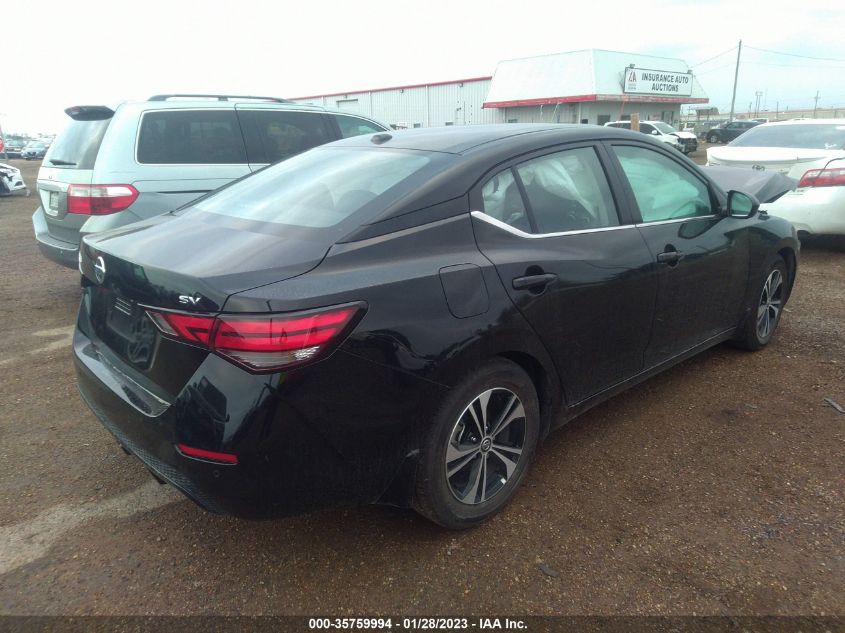 2022 NISSAN SENTRA SV VIN: 3N1AB8CV1NY289720