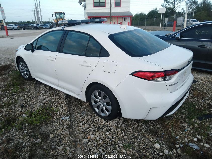 2021 TOYOTA COROLLA LE VIN: 5YFEPMAE1MP264763