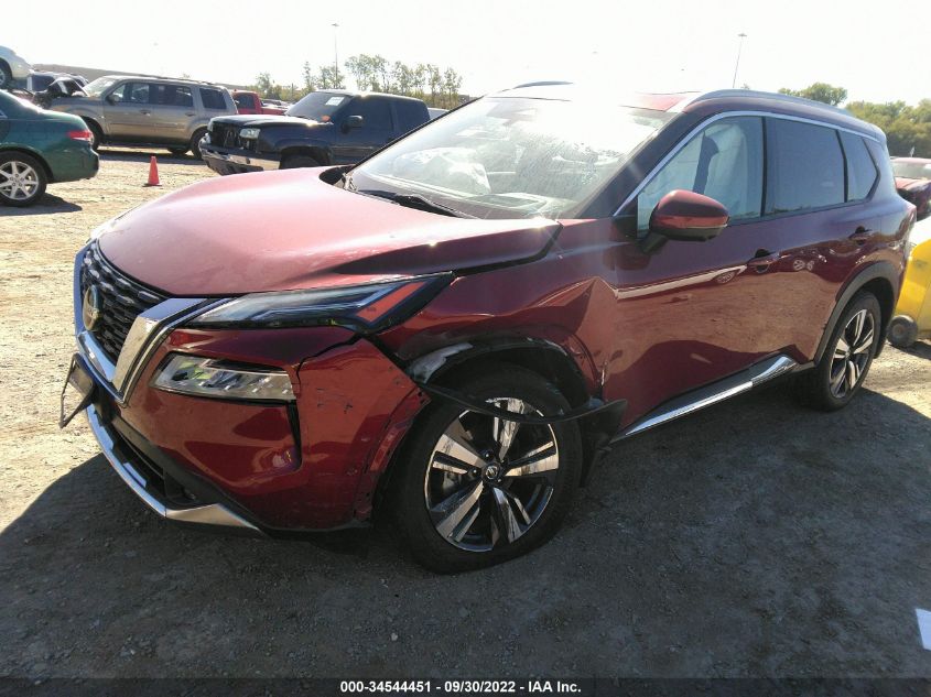 2021 NISSAN ROGUE PLATINUM VIN: JN8BT3DC4MW425105