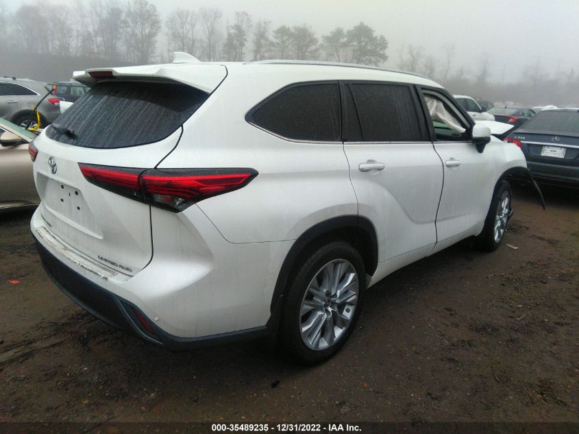 2022 TOYOTA HIGHLANDER LIMITED VIN: 5TDDZRBH2NS161209