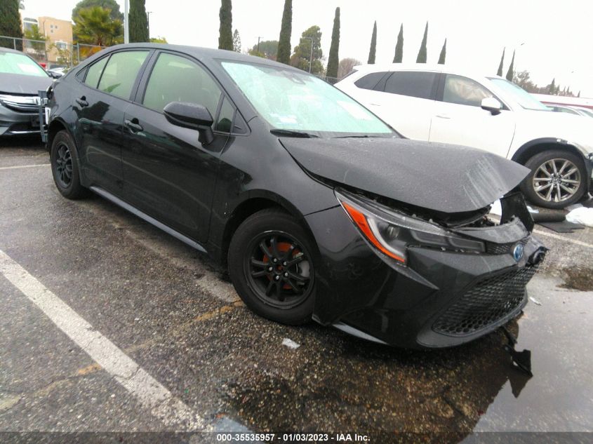 2022 TOYOTA COROLLA HYBRID LE VIN: JTDEAMDE4NJ056217