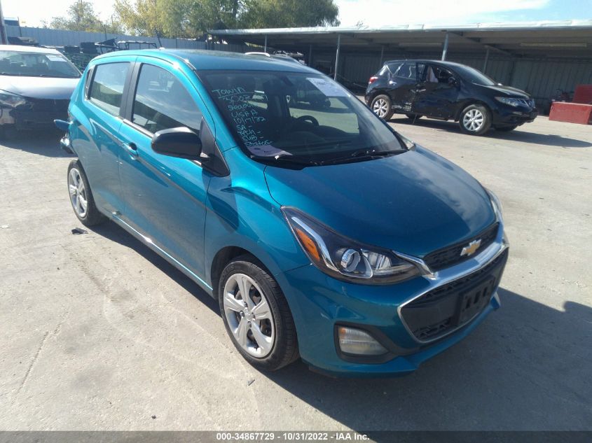 2021 CHEVROLET SPARK LS VIN: KL8CB6SA9MC709720