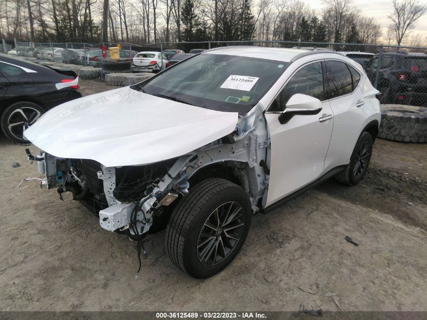 2022 LEXUS NX NX 350 VIN: 2T2AGCEZ3NC009387