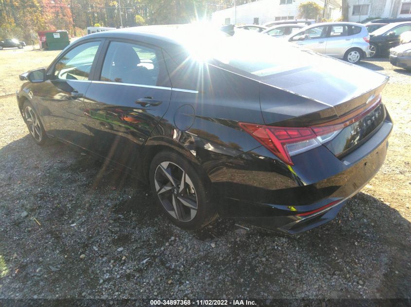 2022 HYUNDAI ELANTRA SEL VIN: KMHLN4AGXNU252531