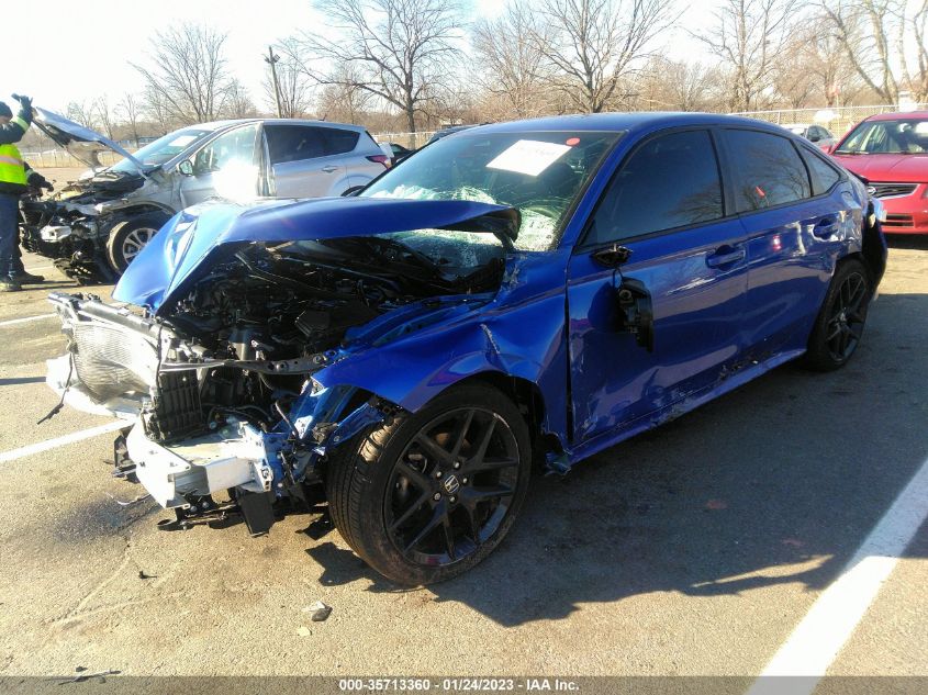 2022 HONDA CIVIC SEDAN SPORT VIN: 2HGFE2F50NH577772