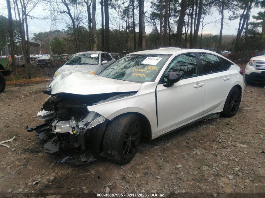 2022 HONDA CIVIC HATCHBACK SPORT VIN: 19XFL2H89NE012301