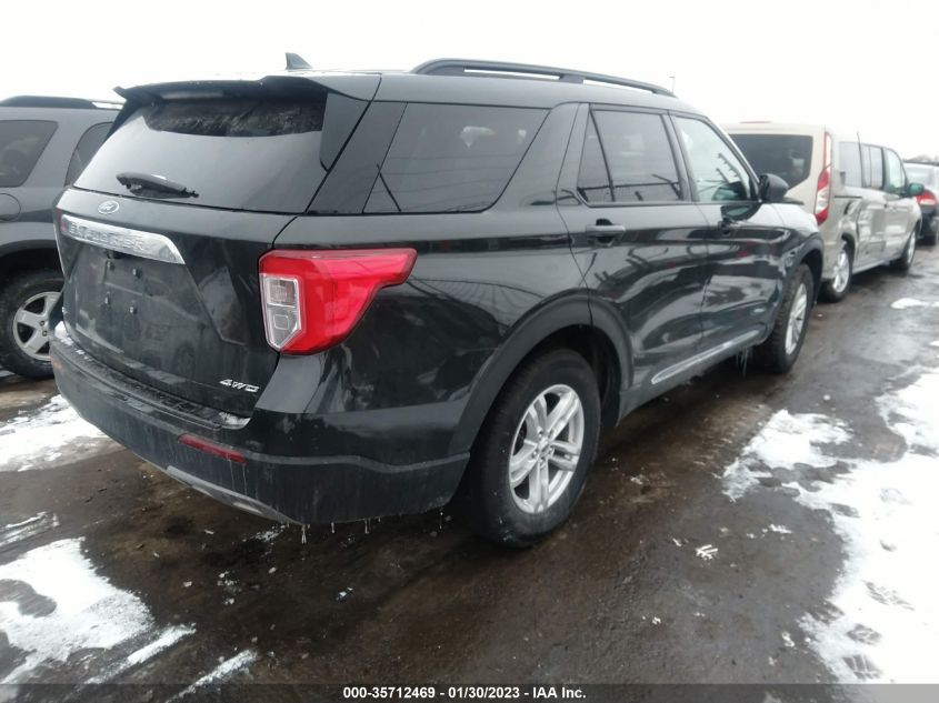 2022 FORD EXPLORER XLT VIN: 1FMSK8DH6NGA87124