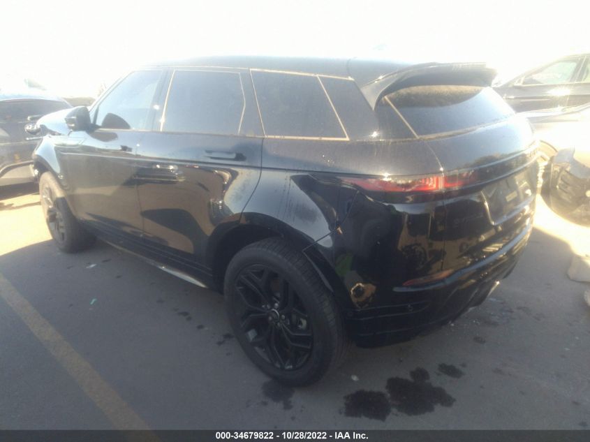 2021 LAND ROVER RANGE ROVER EVOQUE R-DYNAMIC SE VIN: SALZL2FX0MH123439