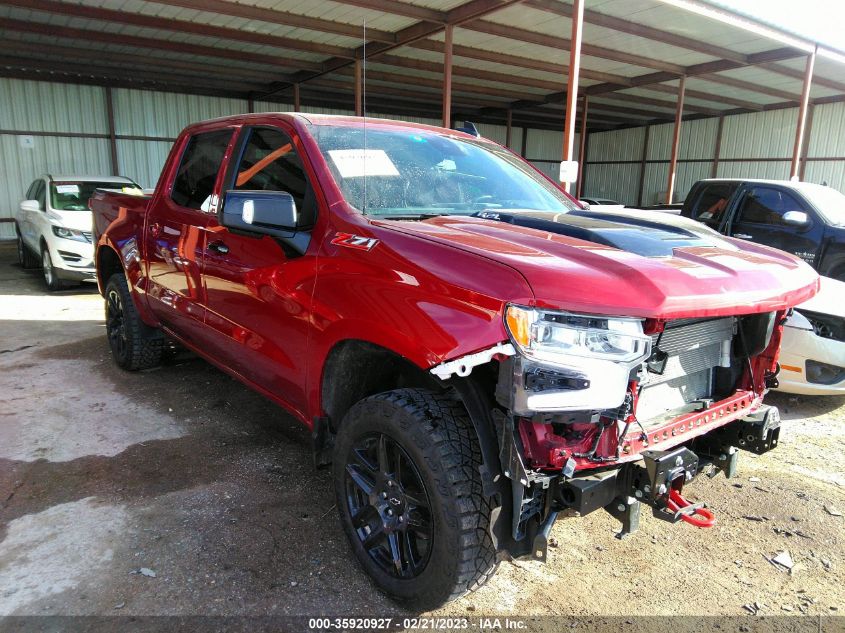 2022 CHEVROLET SILVERADO 1500 LT TRAIL BOSS VIN: 3GCUDFEL4NG614452