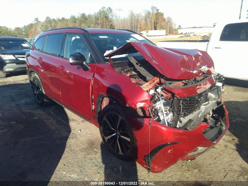 2021 TOYOTA HIGHLANDER XSE VIN: 5TDJZRAH7MS034698