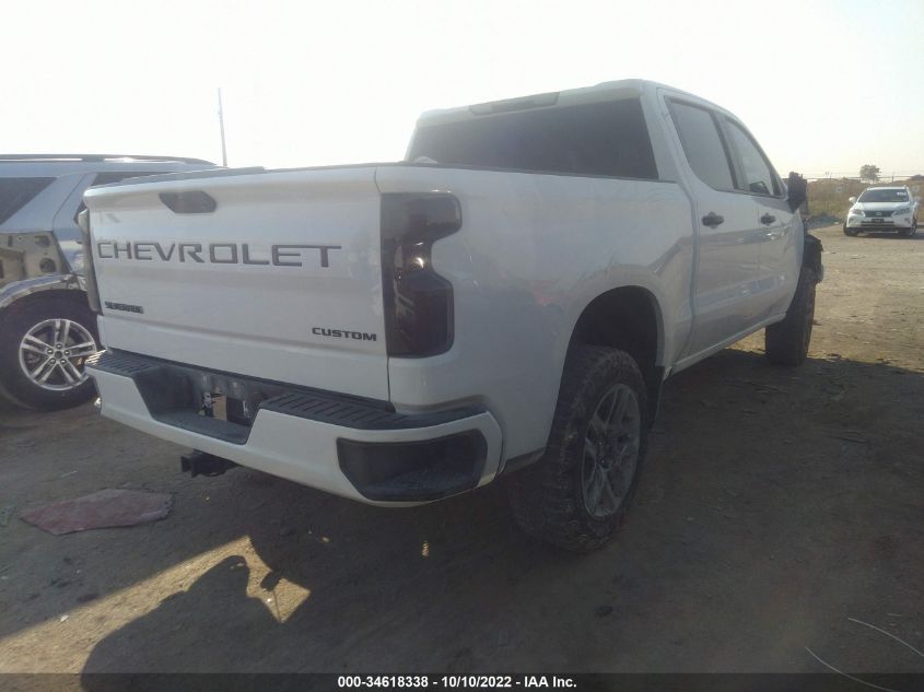 2021 CHEVROLET SILVERADO 1500 CUSTOM VIN: 3GCPWBEK9MG444739