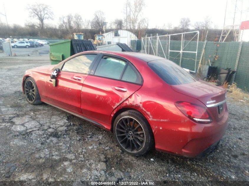 2021 MERCEDES-BENZ C-CLASS AMG C 43 VIN: W1KWF6EB5MR620517