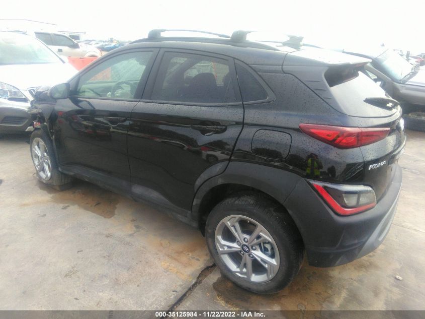 2022 HYUNDAI KONA SEL VIN: KM8K3CABXNU809549