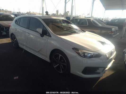 2022 SUBARU IMPREZA SPORT VIN: 4S3GTAL60N3701588