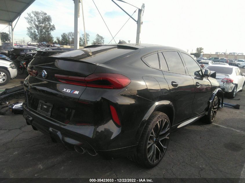 2022 BMW X6 M VIN: 5YMCY0C05N9J99154