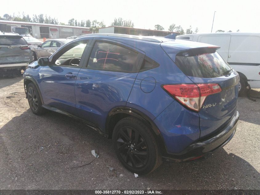 2022 HONDA HR-V SPORT VIN: 3CZRU5H11NM740354