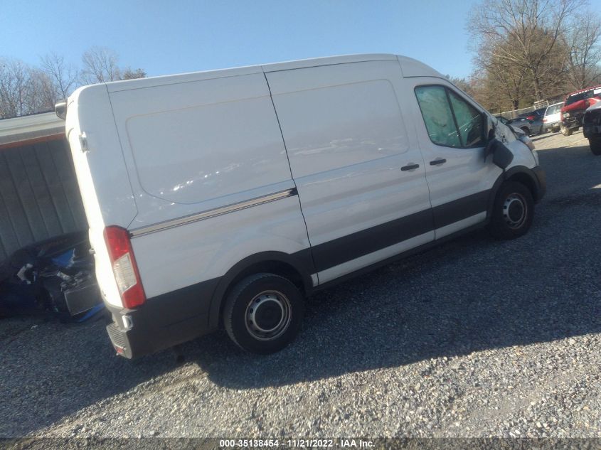 2022 FORD TRANSIT CARGO VAN VIN: 1FTYE1C87NKA38316