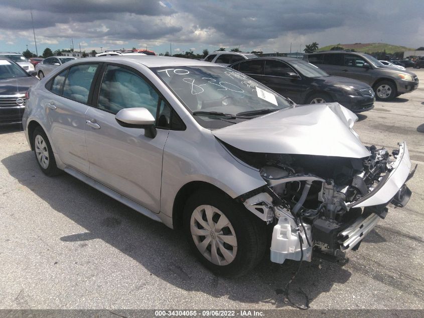 2021 TOYOTA COROLLA L VIN: 5YFDPMAE3MP162280