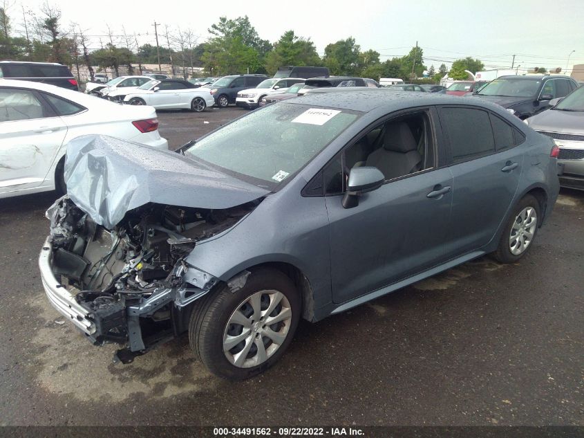 2021 TOYOTA COROLLA LE VIN: JTDEPMAE2MJ156477