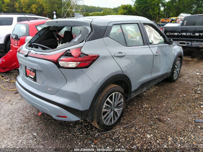 2022 NISSAN KICKS SV VIN: 3N1CP5CV6NL499669