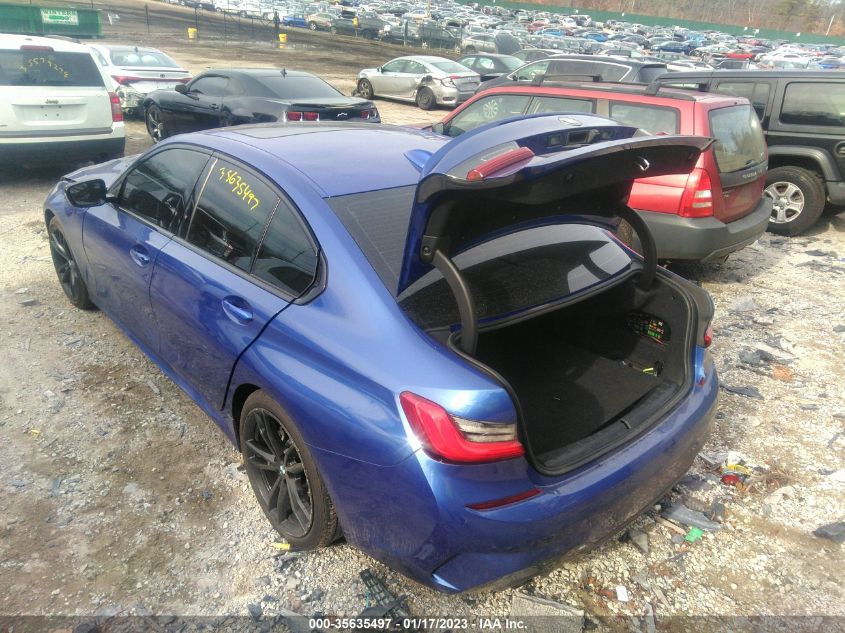 2021 BMW 3 SERIES 330I XDRIVE VIN: 3MW5R7J02M8C20106