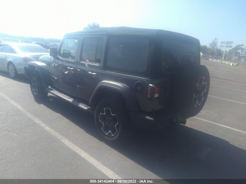 2021 JEEP WRANGLER UNLIMITED SPORT S VIN: 1C4HJXDN5MW722632