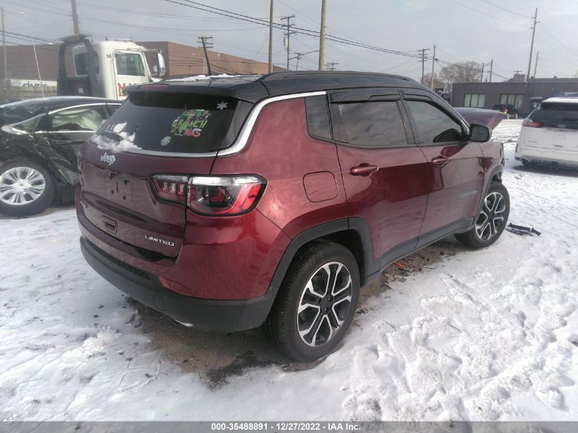 2022 JEEP COMPASS LIMITED VIN: 3C4NJDCB2NT198873