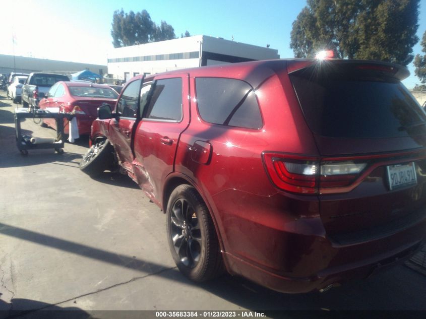 2022 DODGE DURANGO R/T PLUS VIN: 1C4SDHCT4NC195964