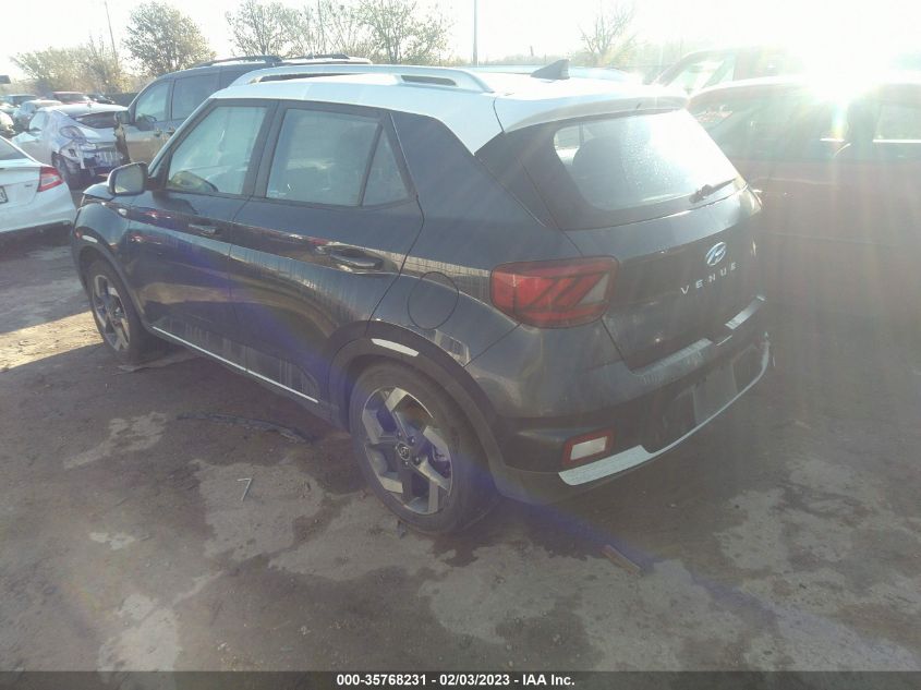 2022 HYUNDAI VENUE LIMITED VIN: KMHRC8A31NU165248
