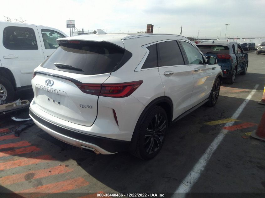 2022 INFINITI QX50 LUXE VIN: 3PCAJ5BAXNF110809