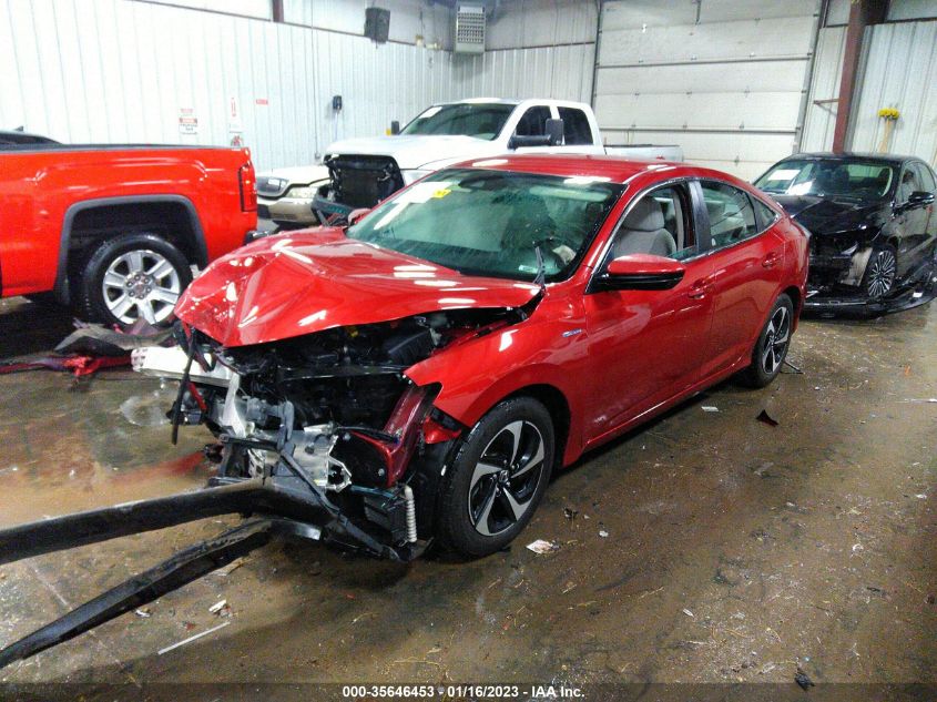 2022 HONDA INSIGHT EX VIN: 19XZE4F53NE003931