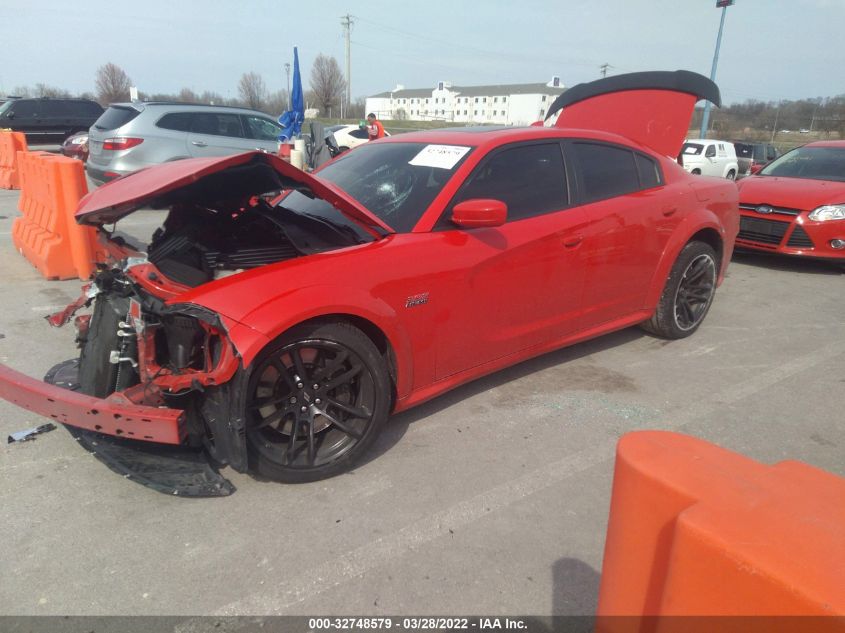 2021 DODGE CHARGER SCAT PACK WIDEBODY VIN: 2C3CDXGJ8MH531882