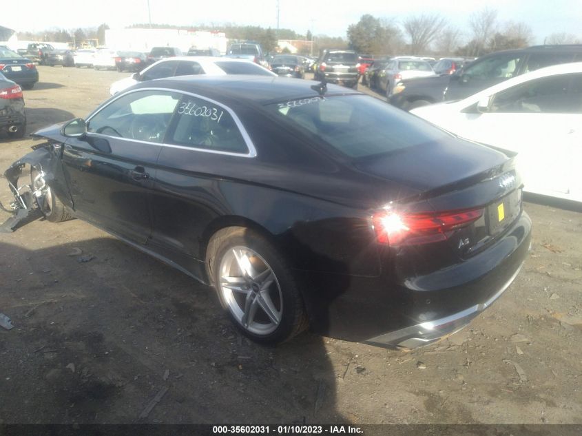 2021 AUDI A5 COUPE S LINE PREMIUM VIN: WAUSAAF50MA034791