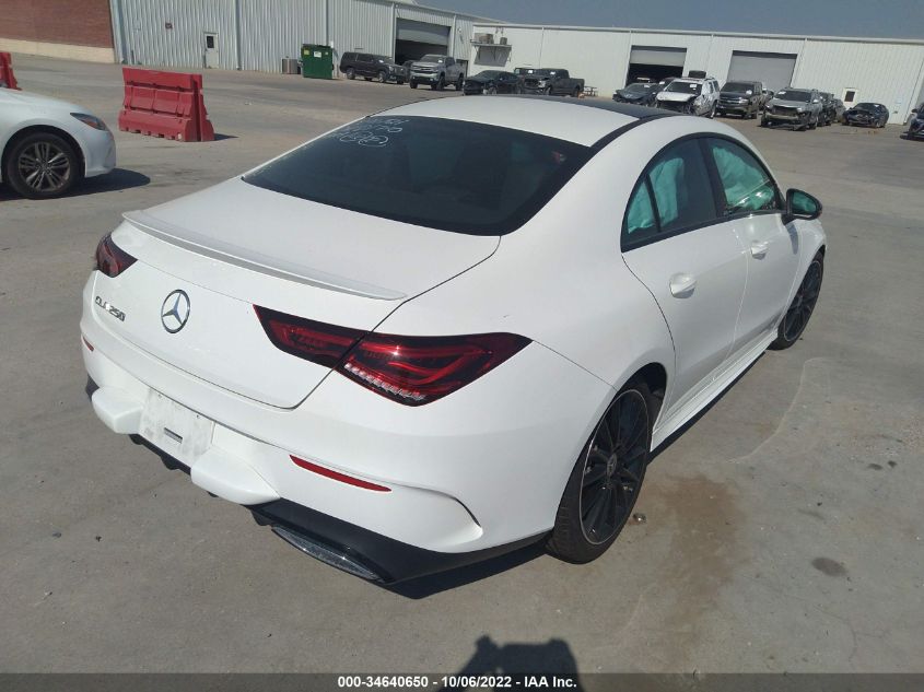 2021 MERCEDES-BENZ CLA CLA 250 VIN: W1K5J4GB8MN152057