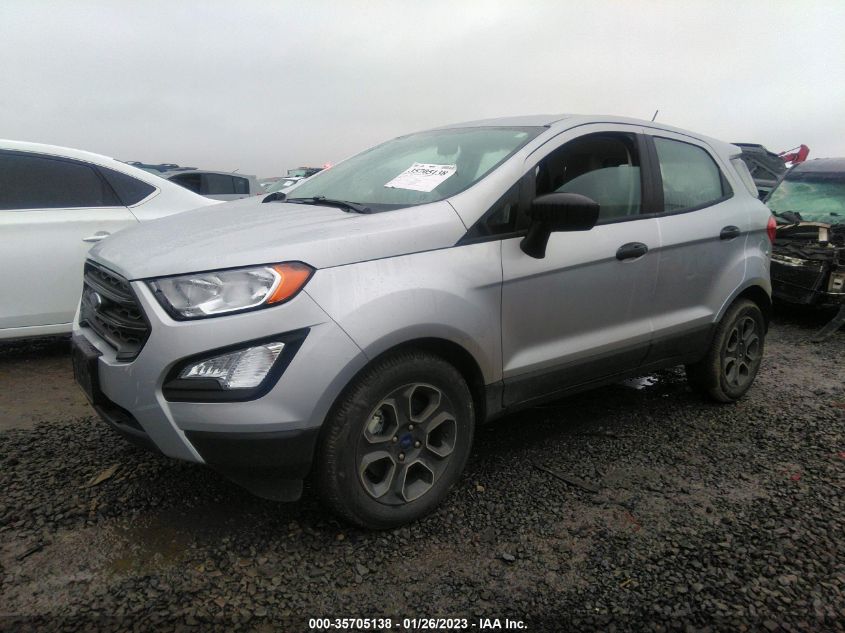 2021 FORD ECOSPORT S VIN: MAJ3S2FE8MC445697