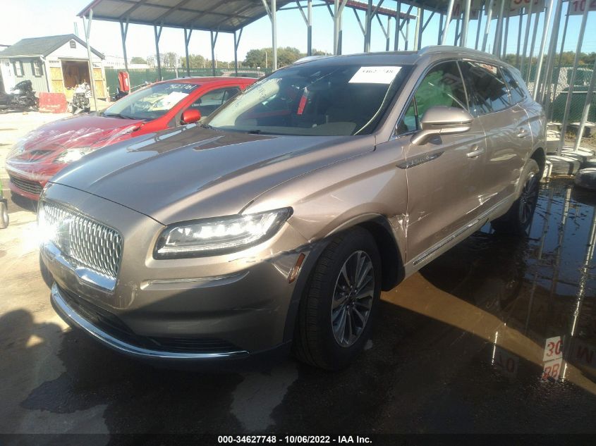 2021 LINCOLN NAUTILUS STANDARD VIN: 2LMPJ6J90MBL10603