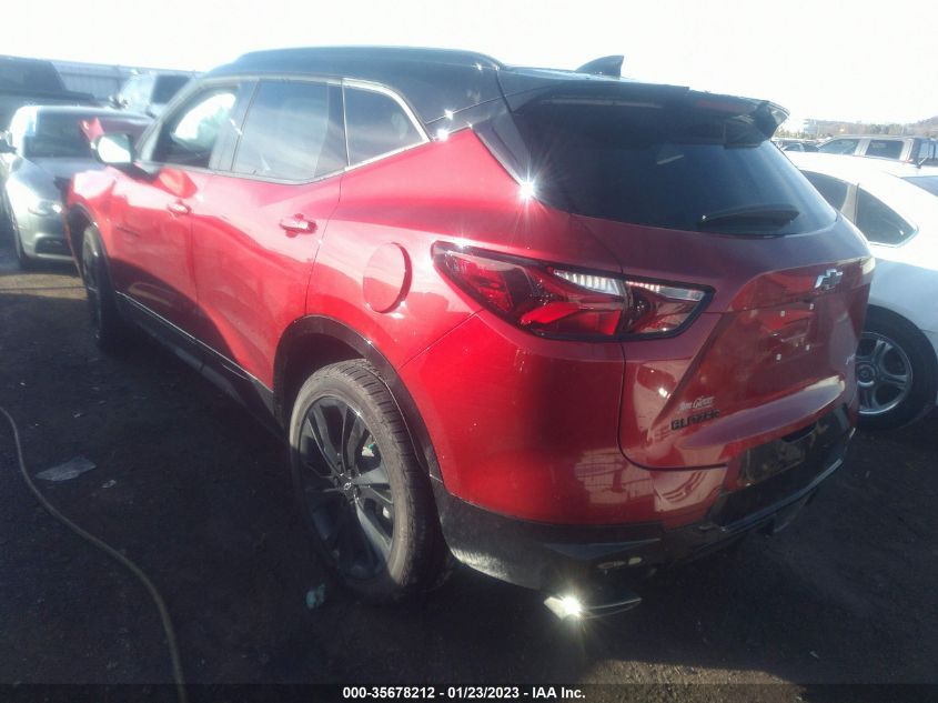 2022 CHEVROLET BLAZER RS VIN: 3GNKBERS6NS155924