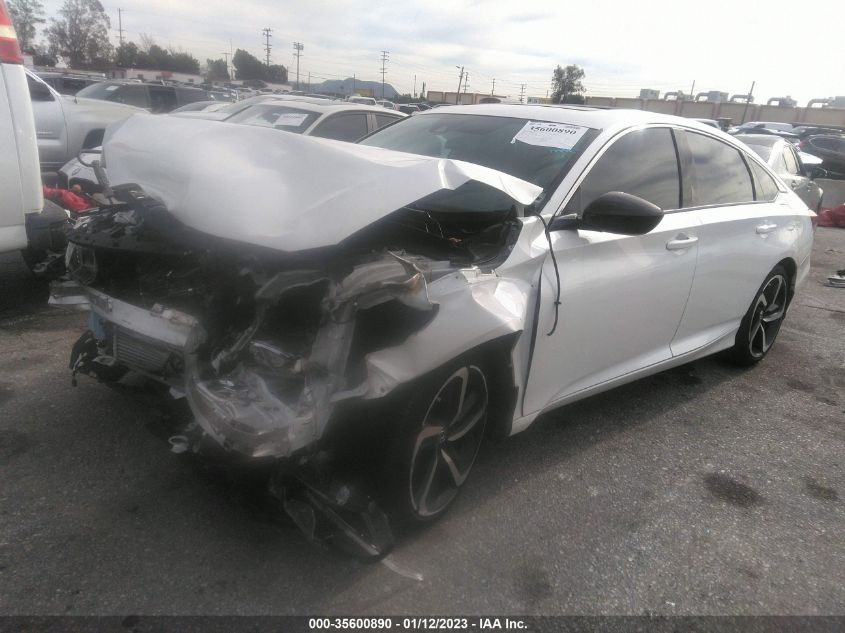 2021 HONDA ACCORD SEDAN SPORT VIN: 1HGCV2F35MA030964