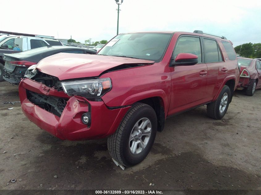 2022 TOYOTA 4RUNNER SR5 VIN: JTEMU5JRXN6036293