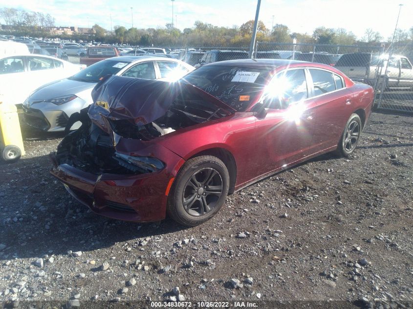 2022 DODGE CHARGER SXT VIN: 2C3CDXBGXNH141802