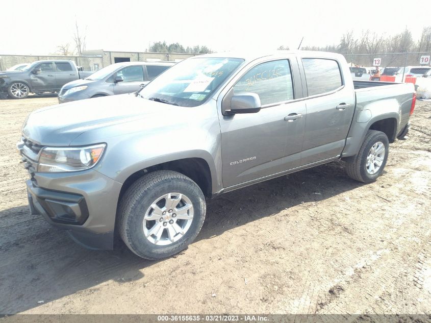 2022 CHEVROLET COLORADO 4WD LT VIN: 1GCGTCEN2N1229406