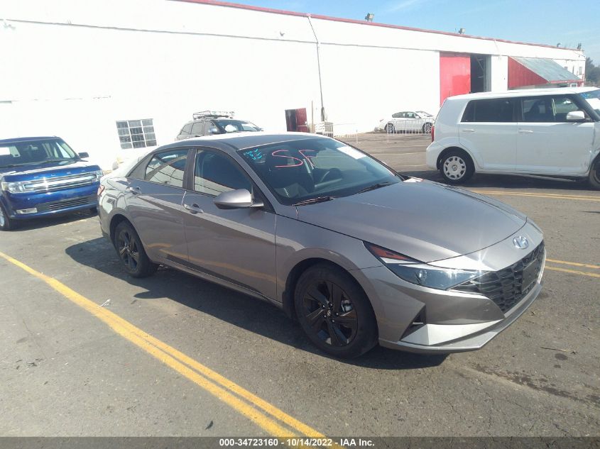 2022 HYUNDAI ELANTRA HYBRID BLUE VIN: KMHLM4AJ3NU025745