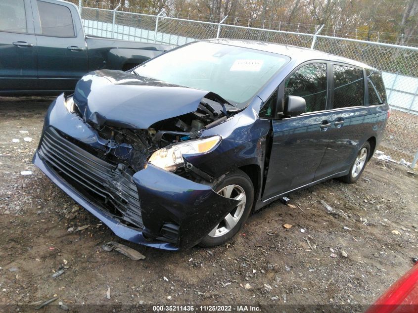 2020 TOYOTA SIENNA L VIN: 5TDZZ3DC6LS056903