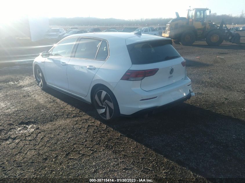 2022 VOLKSWAGEN GOLF GTI SE VIN: WVWL87CD0NW124657