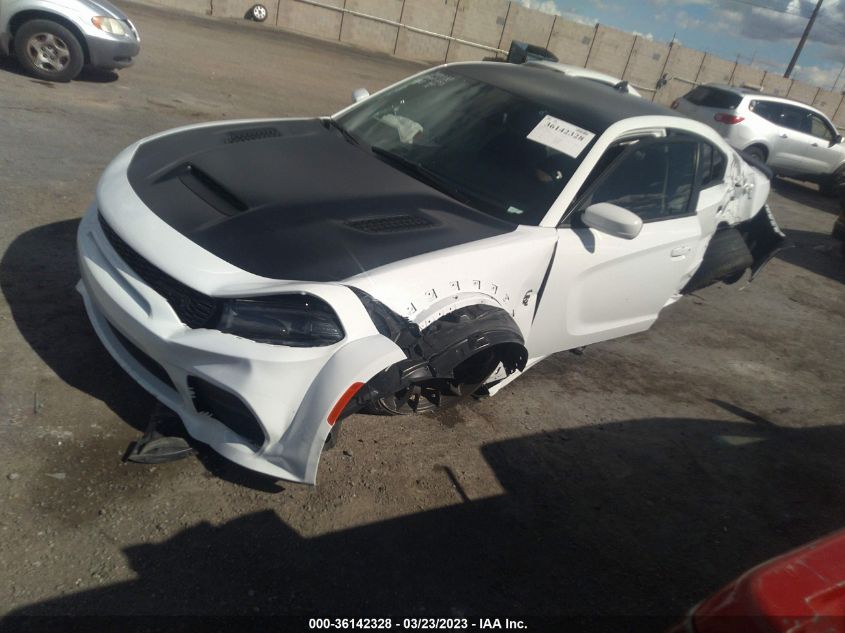 2022 DODGE CHARGER SRT HELLCAT REDEYE VIN: 2C3CDXL94NH121495